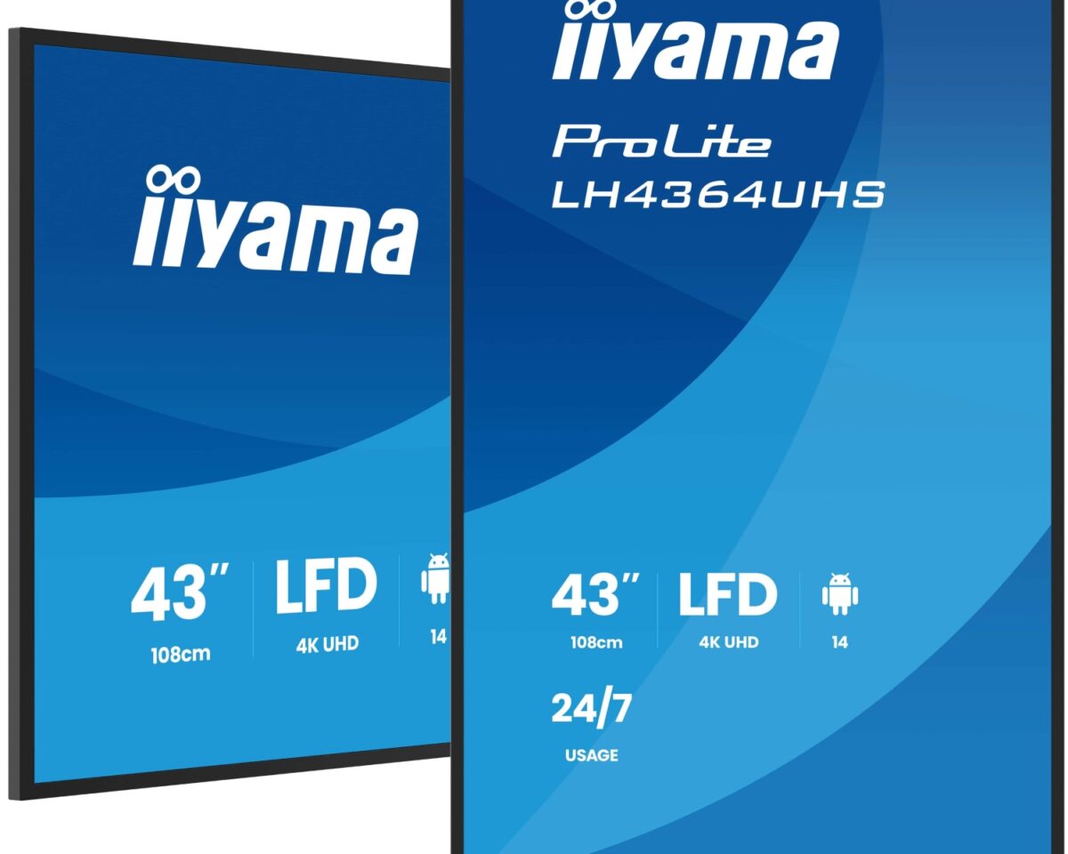 Pantalla iiYama 43" 4K UHD Android OS (LH4364UHS-B1AG)