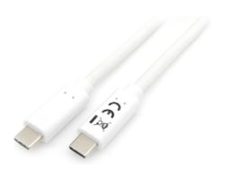 Cable EQUIP USB-C/M a USB-C/M 60W 2m Blanco (128362)