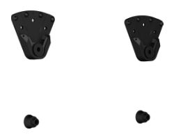 Soporte de Pared EQUIP Fijo 32"-100" Máx. 75Kg Negro