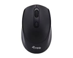 Ratón EQUIP Ergonómico RF Wireless 1600dpi Negro