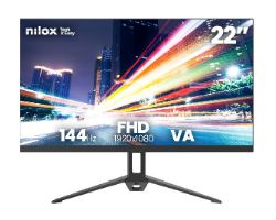 Monitor NILOX 22" 144Hz VA FHD Negro (NXM22FHD14411)