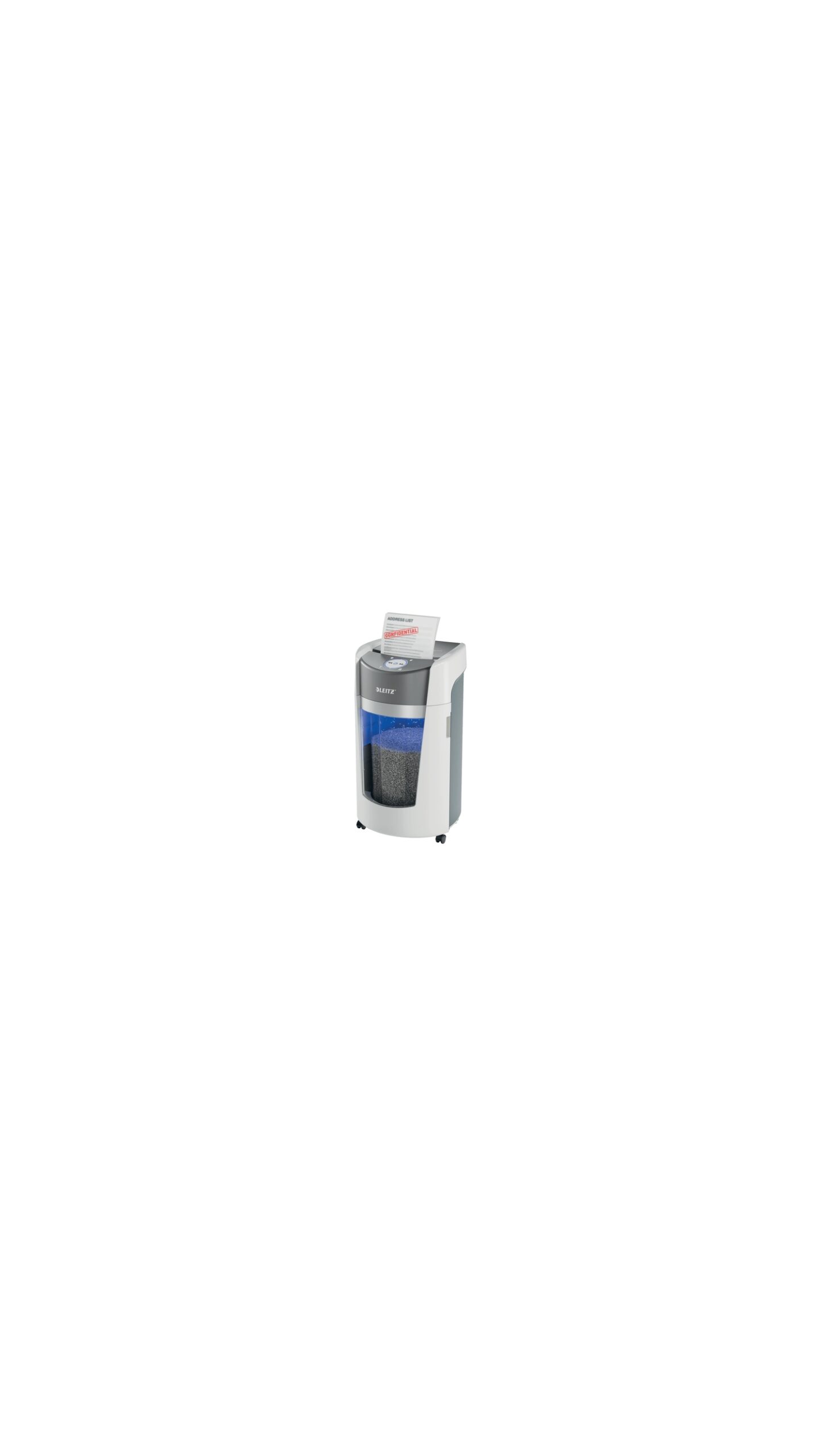 Destructora Leitz IQ OptiMax Office P5 35L Blanca - Imagen 3